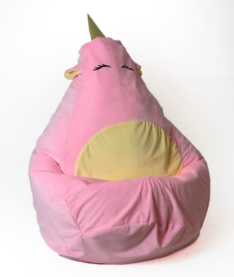 Go Gift Pufa worek sako JEDNOROŻEC różowy XXL 140x100