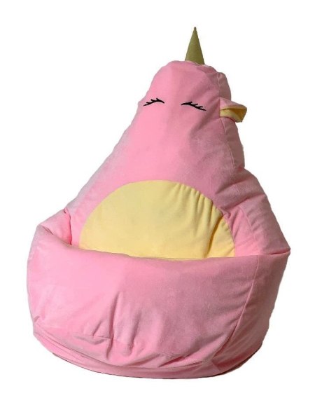 Go Gift Pufa worek sako JEDNOROŻEC różowy XXL 140x100