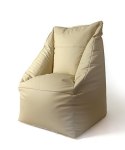 Go Gift Pufa worek sako KOMFORT kremowy XXL 140x90