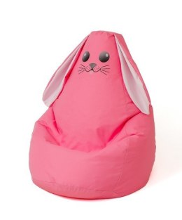 Go Gift Pufa worek sako KRÓLIK różowy XXL 140x100