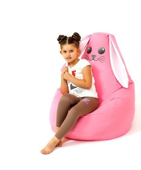 Go Gift Pufa worek sako KRÓLIK różowy XXL 140x100 Go Gift Pufa worek sako KRÓLIK różowy XXL 140x100