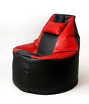 Go Gift Pufa worek sako PLAYER czarny-czerwony XXL 130x90