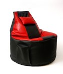 Go Gift Pufa worek sako PLAYER czarny-czerwony XXL 130x90