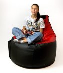 Go Gift Pufa worek sako PLAYER czarny-czerwony XXL 130x90