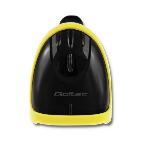 Qoltec QOLTEC LASEROWY CZYTNIK KODÓW 1D | 2D | USB | CZARNY