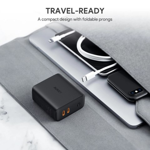 AUKEY AUKEY PA-D2 ŁADOWARKA SIECIOWA 36W 2XUSB-C PD AUKEY AUKEY PA-D2 ŁADOWARKA SIECIOWA 36W 2XUSB-C PD