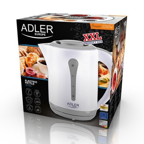 Adler Czajnik elektryczny Adler AD 1244 (2200W 2.5l; kolor niebieski) Adler Czajnik elektryczny Adler AD 1244 (2200W 2.5l; kolor niebieski)