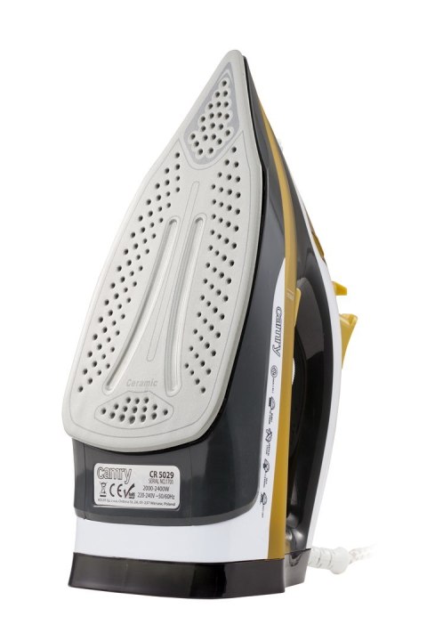 Adler Żelazko parowe Adler CR 5029 (2400W; kolor żółty) Adler Żelazko parowe Adler CR 5029 (2400W; kolor żółty)
