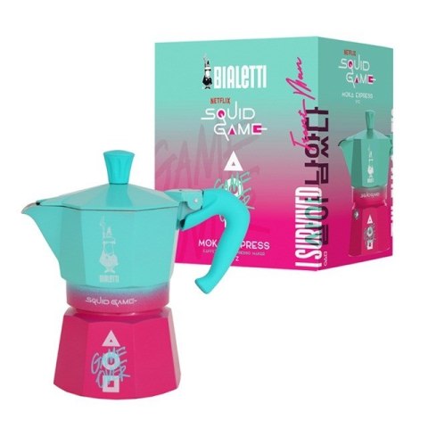 BIALETTI Bialetti kawiarka Moka Express 3tz Squid game BIALETTI Bialetti kawiarka Moka Express 3tz Squid game