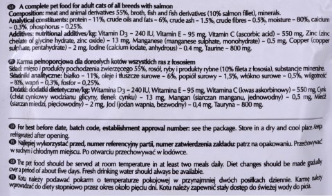 DOLINA NOTECI DOLINA NOTECI Piper z łososiem - mokra karma dla kota - 100g DOLINA NOTECI DOLINA NOTECI Piper z łososiem - mokra karma dla kota - 100g
