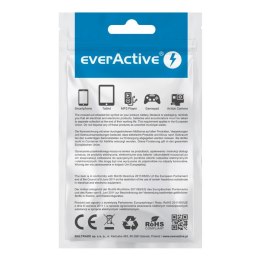 EverActive Kabel zasilający everActive CBS-1CW (USB - USB typu C ; 1m; kolor biały)