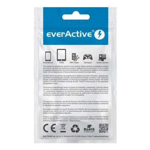 EverActive Kabel zasilający everActive CBS-1CW (USB - USB typu C ; 1m; kolor biały) EverActive Kabel zasilający everActive CBS-1CW (USB - USB typu C ; 1m; kolor biały)