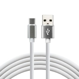 EverActive Kabel zasilający everActive CBS-1CW (USB - USB typu C ; 1m; kolor biały)