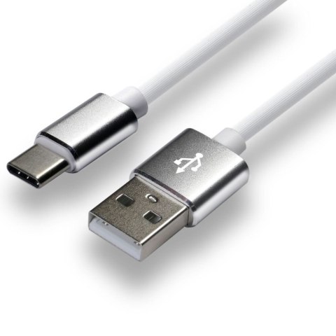 EverActive Kabel zasilający everActive CBS-1CW (USB - USB typu C ; 1m; kolor biały) EverActive Kabel zasilający everActive CBS-1CW (USB - USB typu C ; 1m; kolor biały)