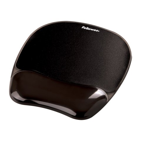 FELLOWES Fellowes CRYSTAL podkładka pod mysz i nadgarstek żelowa czarna FELLOWES Fellowes CRYSTAL podkładka pod mysz i nadgarstek żelowa czarna