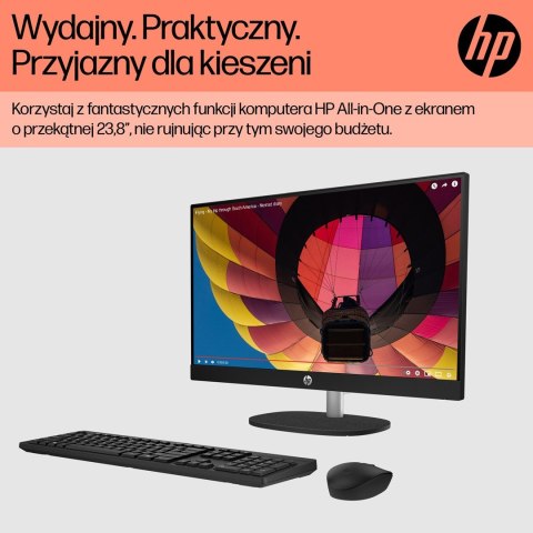Hewlett-Packard HP AiO 24-cr0312nw Ryzen 5 7520 23.8" FHD IPS 250nits AG 16GB DDR5 SSD512 Radeon 610M Cam720p kB+Mouse Win11 Shell White 2Y Hewlett-Packard HP AiO 24-cr0312nw Ryzen 5 7520 23.8" FHD IPS 250nits AG 16GB DDR5 SSD512 Radeon 610M Cam720p kB+Mouse Win11 Shell White 2Y
