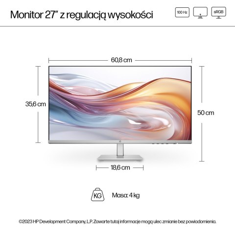 Hewlett-Packard MONITOR HP LED IPS 27" 527sh (94C50E9) 100Hz Hewlett-Packard MONITOR HP LED IPS 27" 527sh (94C50E9) 100Hz