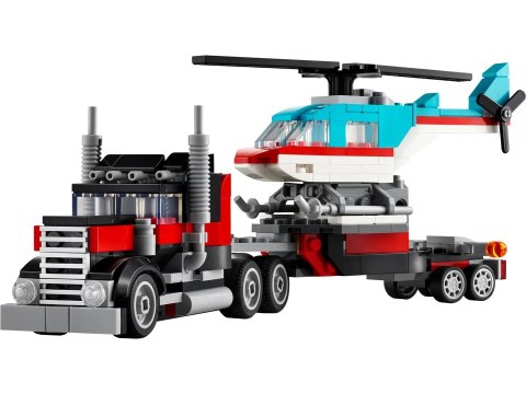 Lego LEGO Creator 31146 Ciężarówka z platformą i helikopterem Lego LEGO Creator 31146 Ciężarówka z platformą i helikopterem