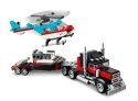 Lego LEGO Creator 31146 Ciężarówka z platformą i helikopterem
