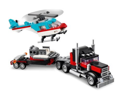 Lego LEGO Creator 31146 Ciężarówka z platformą i helikopterem Lego LEGO Creator 31146 Ciężarówka z platformą i helikopterem