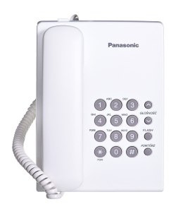 Panasonic Telefon przewodowy Panasonic KX-TS 500PDW Biały