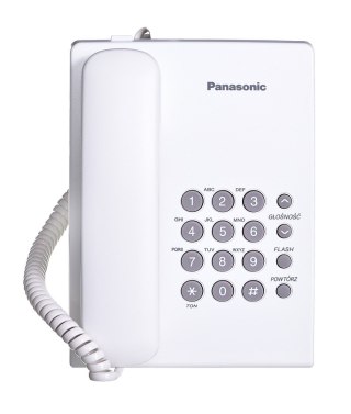 Panasonic Telefon przewodowy Panasonic KX-TS 500PDW Biały