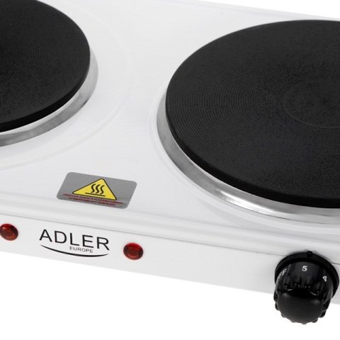Adler Kuchenka elektryczna dwupalnikowa ADLER AD 6520 Adler Kuchenka elektryczna dwupalnikowa ADLER AD 6520