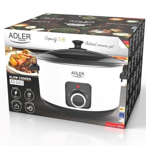 Adler Wolnowar ADLER AD 6413w biały Adler Wolnowar ADLER AD 6413w biały