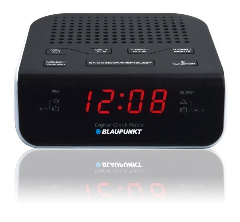 Blaupunkt Radiobudzik Blaupunkt CR5WH czarno-biały Blaupunkt Radiobudzik Blaupunkt CR5WH czarno-biały