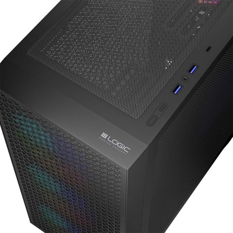 LOGIC LOGIC OBUDOWA DART PRO ARGB MIDI USB TYPE-C CZARNA LOGIC LOGIC OBUDOWA DART PRO ARGB MIDI USB TYPE-C CZARNA