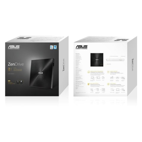 ASUS Nagrywarka ASUS SDRW-08U9M-U SDRW-08U9M-U/BLK/G/AS (USB 2.0; zewnętrzna) ASUS Nagrywarka ASUS SDRW-08U9M-U SDRW-08U9M-U/BLK/G/AS (USB 2.0; zewnętrzna)
