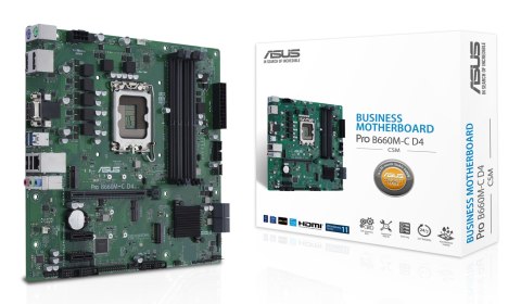 ASUS Płyta główna ASUS PRO B660M-C D4-CSM