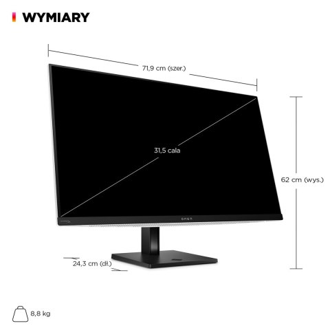 Hewlett-Packard MONITOR HP OLED, UHD 31,5" OMEN Transcend 32 (9R181E9) 240Hz Hewlett-Packard MONITOR HP OLED, UHD 31,5" OMEN Transcend 32 (9R181E9) 240Hz