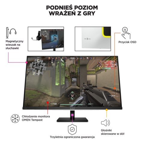 Hewlett-Packard MONITOR HP OLED, UHD 31,5" OMEN Transcend 32 (9R181E9) 240Hz Hewlett-Packard MONITOR HP OLED, UHD 31,5" OMEN Transcend 32 (9R181E9) 240Hz