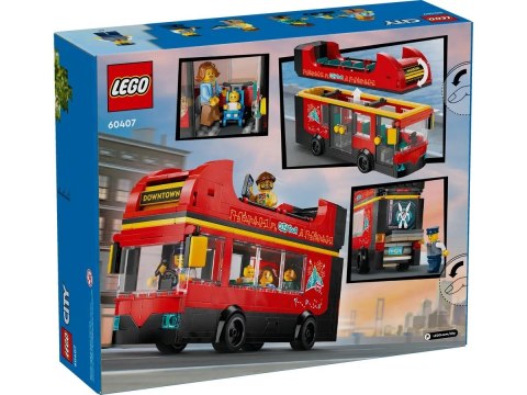 Lego LEGO City 60407 Czerwony, piętrowy autokar Lego LEGO City 60407 Czerwony, piętrowy autokar