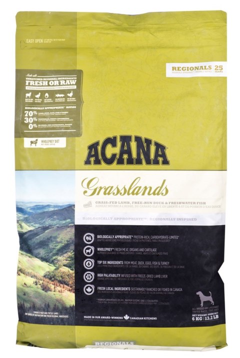 ACANA ACANA Regionals Grasslands Dog - sucha karma dla psa - 6kg ACANA ACANA Regionals Grasslands Dog - sucha karma dla psa - 6kg