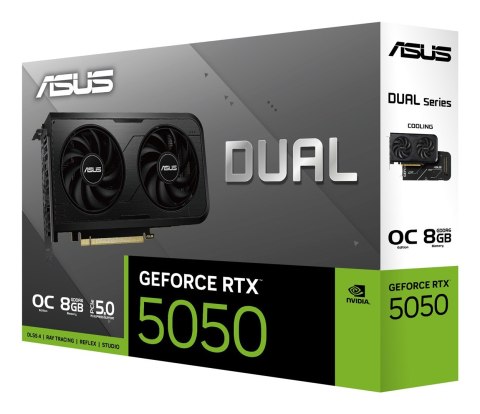 ASUS Karta graf. ASUS DUAL RTX 5050 8GB OC ASUS Karta graf. ASUS DUAL RTX 5050 8GB OC
