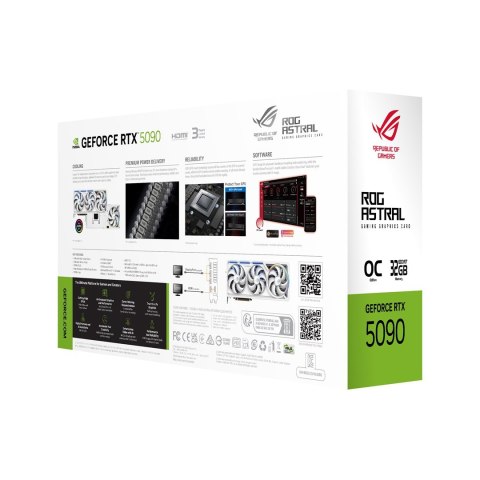 ASUS Karta graf. ASUS ROG ASTRAL RTX 5090 32GB OC WHITE ASUS Karta graf. ASUS ROG ASTRAL RTX 5090 32GB OC WHITE