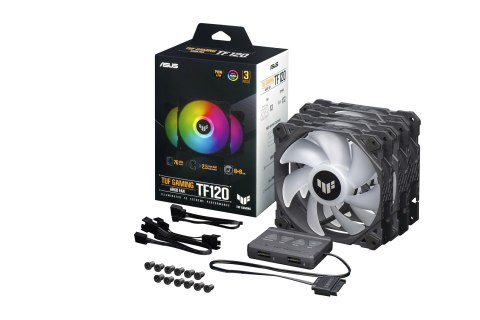 ASUS Wentylator ASUS TUF GAMING TF120 ARGB 3IN1 ASUS Wentylator ASUS TUF GAMING TF120 ARGB 3IN1