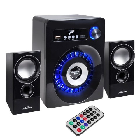 AUDIOCORE Zestaw głośników komputerowe AUDIOCORE AC910 (2.1; kolor czarny) AUDIOCORE Zestaw głośników komputerowe AUDIOCORE AC910 (2.1; kolor czarny)