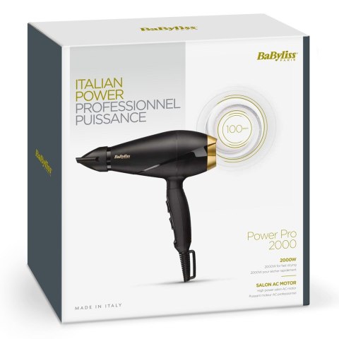 Babyliss Suszarka do włosów Babyliss 6704E (2000W; kolor czarny) Babyliss Suszarka do włosów Babyliss 6704E (2000W; kolor czarny)