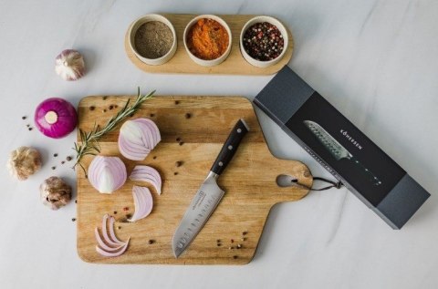 KOHERSEN Nóż santoku Santoku Kohersen Elegance Ebony Wood 12,7cm KOHERSEN Nóż santoku Santoku Kohersen Elegance Ebony Wood 12,7cm