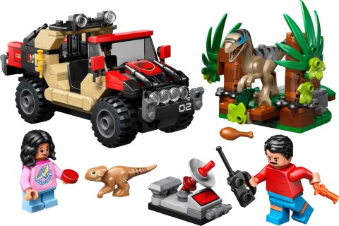 Lego LEGO Jurassic World 76972 Ucieczka terenówką przed raptorem Lego LEGO Jurassic World 76972 Ucieczka terenówką przed raptorem