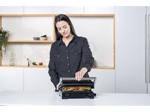 Grill elektryczny Black+Decker BXGR2200E (2200W) Grill elektryczny Black+Decker BXGR2200E (2200W)