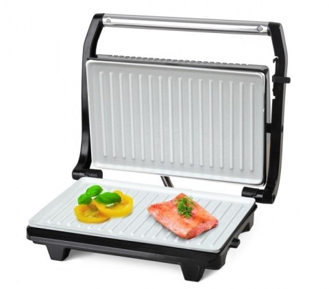 Grill elektryczny stołowy Esperanza Taleggio EKG006 (stołowy-zamknięty; 750W; kolor inox) Grill elektryczny stołowy Esperanza Taleggio EKG006 (stołowy-zamknięty; 750W; kolor inox)