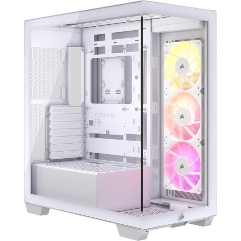 Corsair 3500X RGB Tempered Glass Mid-Tower, White Corsair 3500X RGB Tempered Glass Mid-Tower, White