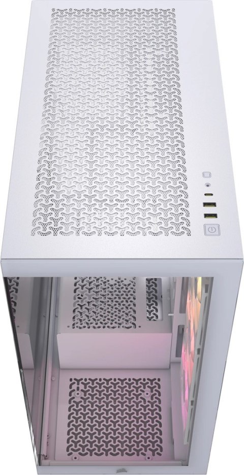 Corsair 3500X RGB Tempered Glass Mid-Tower, White Corsair 3500X RGB Tempered Glass Mid-Tower, White