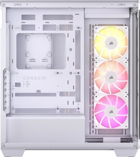 Corsair 3500X RGB Tempered Glass Mid-Tower, White Corsair 3500X RGB Tempered Glass Mid-Tower, White