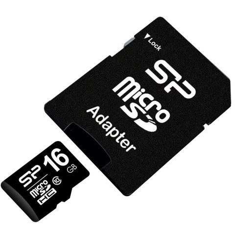Silicon Power Karta pamięci Silicon Power microSDHC 16GB Class 10 + ADAPTER microSD-SD (SP016GBSTH010V10SP) Silicon Power Karta pamięci Silicon Power microSDHC 16GB Class 10 + ADAPTER microSD-SD (SP016GBSTH010V10SP)
