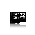 Silicon Power Karta pamięci Silicon Power microSDHC 32GB Class 10 + ADAPTER microSD-SD (SP032GBSTH010V10SP)